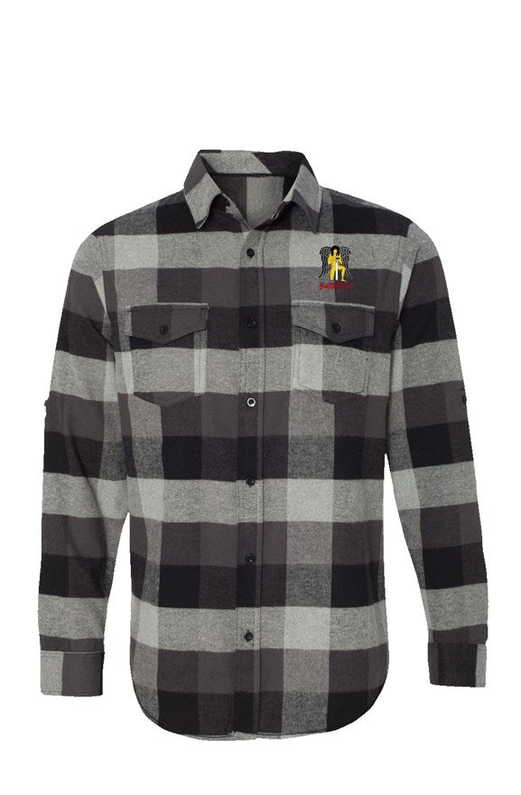 BK Flannel Grey And Black